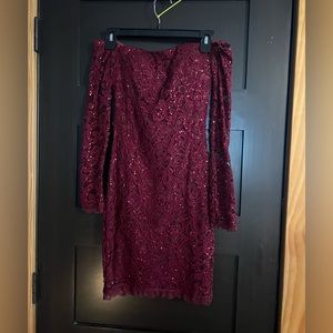 Red My Michelle red homecoming dress